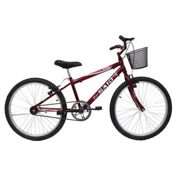 Bicicleta Saidx Muttant Aro 24 Rígida 1 Marcha - Vermelho
