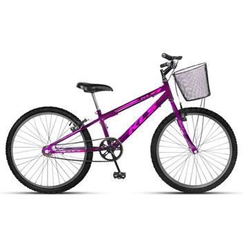 Bicicleta Kls Free Gold Vb Aro 24 Rígida 1 Marcha - Roxo/rosa