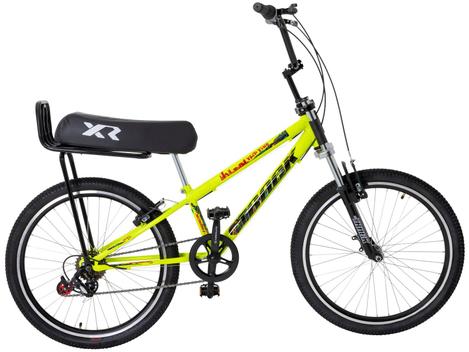 Bicicleta Track&bikes Flip Fire Vb Aro 20 Rígida 20 Marchas - Amarelo