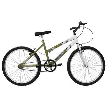 Bicicleta Ultra Bikes Pro Tork Aro 24 Rígida 1 Marcha - Branco/verde