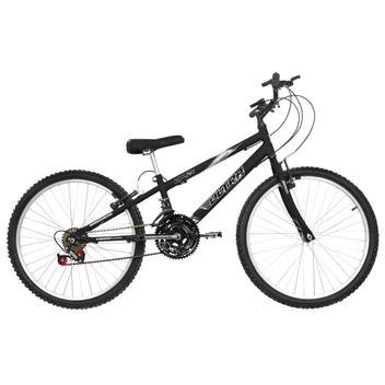 Bicicleta Ultra Bikes Pro Tork Rebaixada Aro 24 Rígida 18 Marchas - Preto