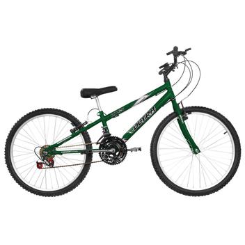 Bicicleta Ultra Bikes Pro Tork Rebaixada Aro 24 Rígida 18 Marchas - Verde