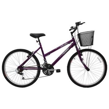 Bicicleta Cairu Bella Vb Aro 26 Rígida 21 Marchas - Roxo