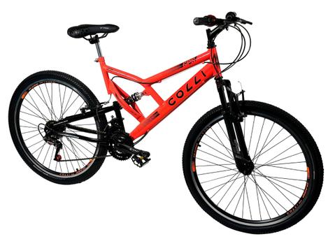 Bicicleta Colli Bike Gps Vb Aro 26 Full Suspensão 21 Marchas - Azul