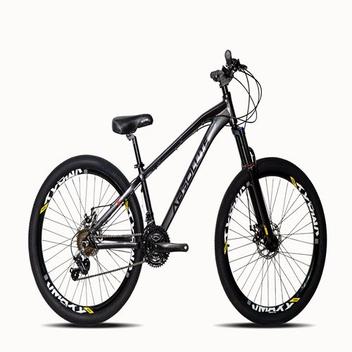 Bicicleta aro 26 Absolute Brutus Cinza Grafite 21v Câmbios Shimano