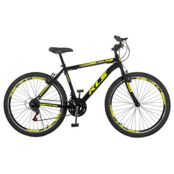 Bicicleta Kls Sport Gold Vb Aro 26 Rígida 21 Marchas - Preto/amarelo