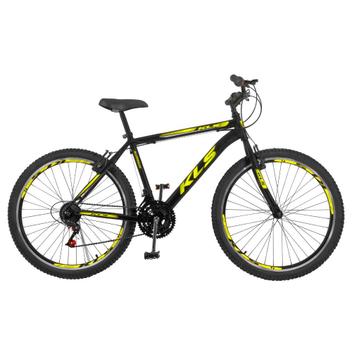 Bicicleta Kls Sport Gold Vb Aro 26 Rígida 21 Marchas - Preto/amarelo