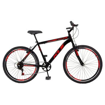 Bicicleta Kls Sport Gold Vb Aro 26 Rígida 7 Marchas - Preto/vermelho