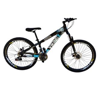 Bicicleta Aro 26 Aluminio Vikingx Bike 21v Freeride Tuff 25 Mtb Freios 