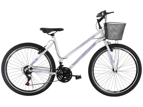 Bicicleta Colli Bike Allegra City Vb Aro 26 Rígida 18 Marchas - Branco/violeta