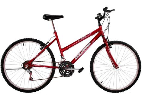 Bicicleta Dalannio Bike Life Aro 26 Rígida 18 Marchas - Vermelho