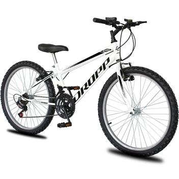 Bicicleta Dropp Sport Vb Aro 26 Susp. Dianteira 18 Marchas - Branco/preto