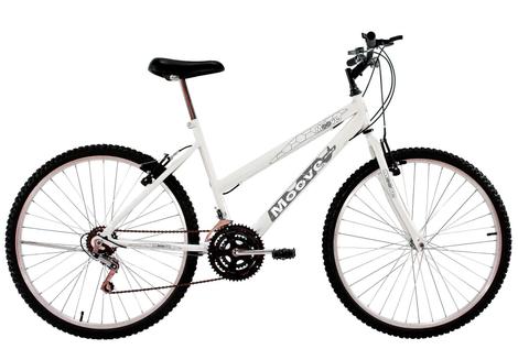 Bicicleta Dalannio Bike Moove Aro 26 Rígida 18 Marchas - Branco