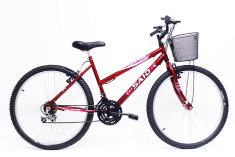 Bicicleta Saidx Muttant Aro 26 Rígida 18 Marchas - Vermelho
