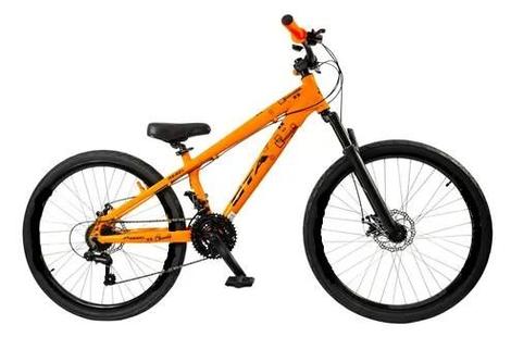 Bicicleta Gta Bike Gravity Disc M Aro 26 Susp. Dianteira 21 Marchas - Laranja