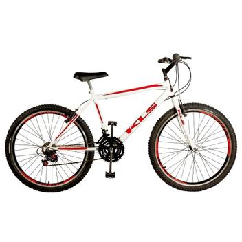 Bicicleta Kls Sport Gold Vb Aro 26 Rígida 21 Marchas - Branco/vermelho
