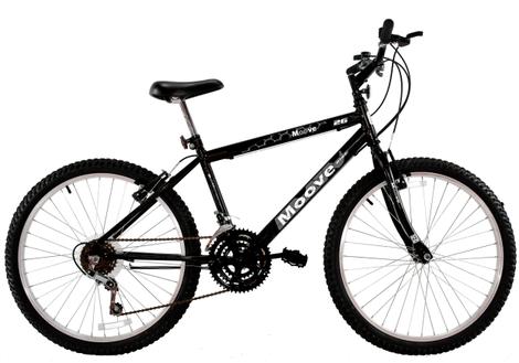 Bicicleta Dalannio Bike Moove Aro 26 Rígida 18 Marchas - Preto