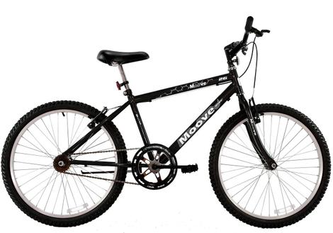 Bicicleta Dalannio Bike Moove Aro 26 Rígida 1 Marcha - Preto