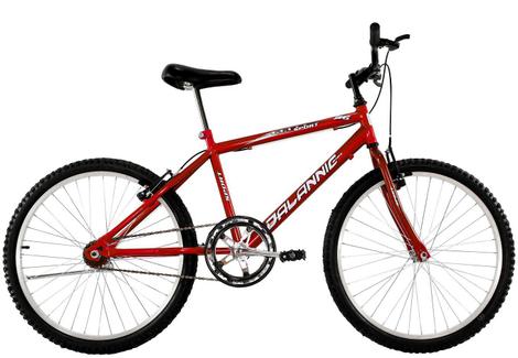 Bicicleta Dalannio Bike Sport Aro 26 Rígida 1 Marcha - Vermelho
