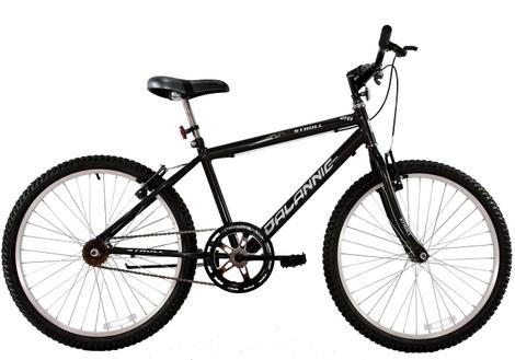 Bicicleta Dalannio Bike Stroll Aro 26 Rígida 1 Marcha - Preto