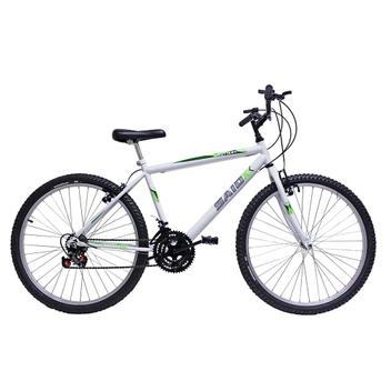 Bicicleta Saidx Muttant Aro 26 Rígida 18 Marchas - Branco/verde