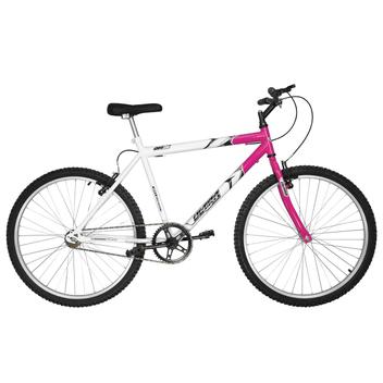 Bicicleta Ultra Bikes Pro Tork Vb Aro 26 Rígida 18 Marchas - Branco/rosa