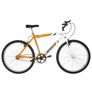 Bicicleta Ultra Bikes Pro Tork Ultra Aro 26 Rígida 18 Marchas - Branco/laranja