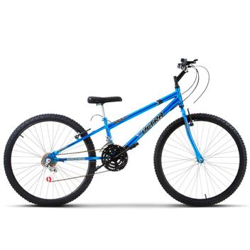 Bicicleta Ultra Bikes Pro Tork Rebaixada Aro 26 Rígida 18 Marchas - Azul