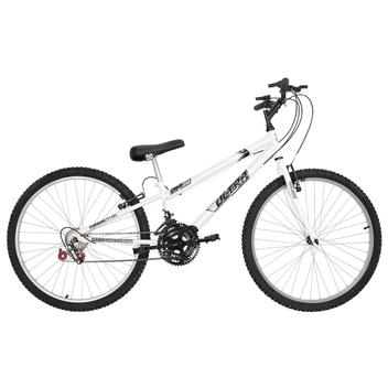 Bicicleta Ultra Bikes Pro Tork Rebaixada Aro 26 Rígida 18 Marchas - Branco