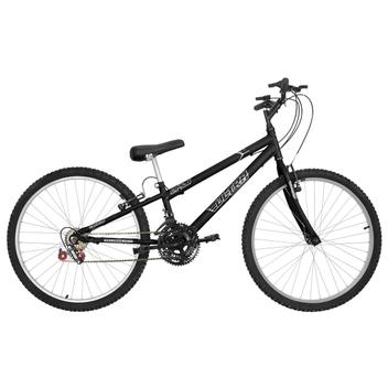 Bicicleta Ultra Bikes Pro Tork Rebaixada Aro 26 Rígida 18 Marchas - Preto