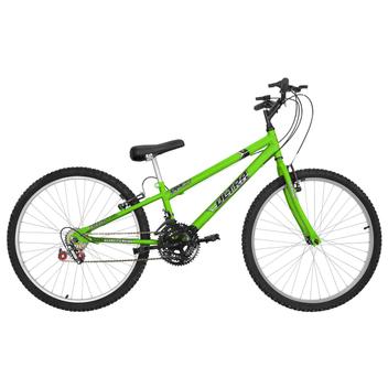 Bicicleta Ultra Bikes Pro Tork Rebaixada Aro 26 Rígida 18 Marchas - Verde
