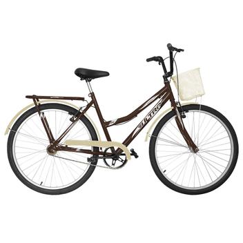 Bicicleta Ultra Bikes Summer Aro 26 Rígida 1 Marcha - Marrom
