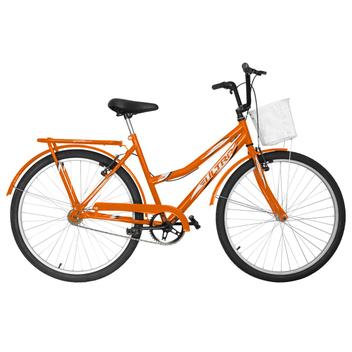 Bicicleta Ultra Bikes Summer Aro 26 Rígida 1 Marcha - Laranja