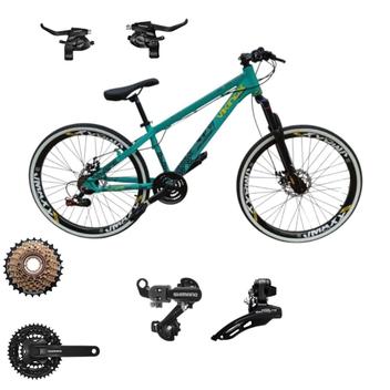 Bicicleta Vikingx Tuff 30 Aro 26 Susp. Dianteira 24 Marchas - Azul