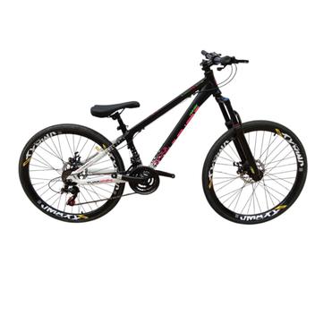 Bicicleta Vikingx Tuff 44 Disc H Aro 26 Susp. Dianteira 21 Marchas - Preto/branco