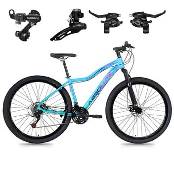 Bicicleta Absolute Hera Sport Disc M Aro 29 Susp. Dianteira 24 Marchas - Azul