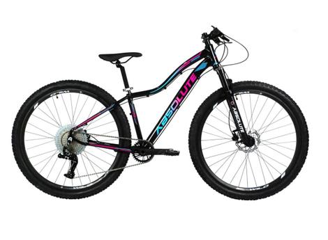 Bicicleta Absolute Hera Sport Disc H Aro 29 Susp. Dianteira 12 Marchas - Azul/preto/rosa