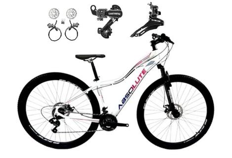 Bicicleta Absolute Hera Sport Disc H Aro 29 Susp. Dianteira 24 Marchas - Branco
