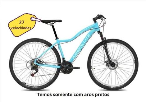 Bicicleta Absolute Hera Sport Disc M Aro 29 Susp. Dianteira 27 Marchas - Azul
