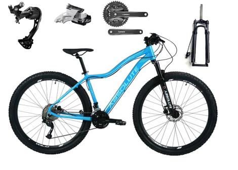 Bicicleta Absolute Hera Sport Disc H Aro 29 Susp. Dianteira 27 Marchas - Azul