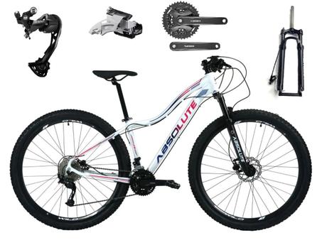 Bicicleta Absolute Hera Sport Disc H Aro 29 Susp. Dianteira 27 Marchas - Branco