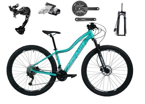 Bicicleta Absolute Hera Sport Disc H Aro 29 Susp. Dianteira 27 Marchas - Verde