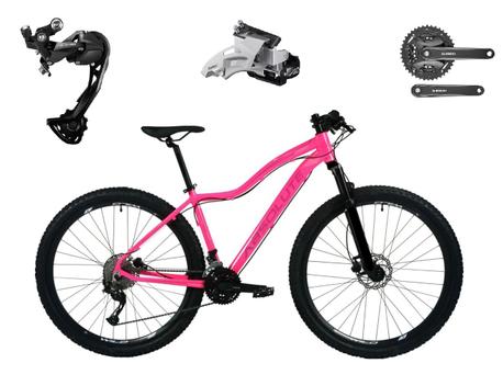 Bicicleta Absolute Hera Sport Disc H Aro 29 Susp. Dianteira 27 Marchas - Rosa