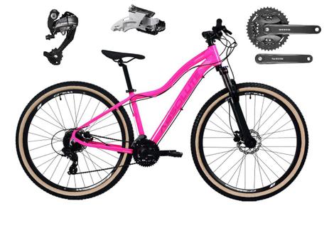 Bicicleta Absolute Hera Sport Disc H Aro 29 Susp. Dianteira 27 Marchas - Rosa