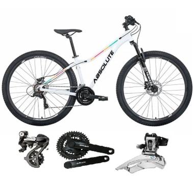 Bicicleta Absolute Mia Iii Disc H Aro 29 Susp. Dianteira 24 Marchas - Branco