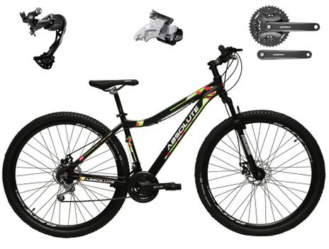 Bicicleta Absolute Mia Disc H Aro 29 Susp. Dianteira 27 Marchas - Verde