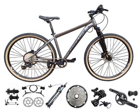 Bicicleta Absolute Nero 5 Disc H Aro 29 Susp. Dianteira 12 Marchas - Grafite