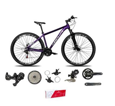 Bicicleta Absolute Nero 5 Disc H Aro 29 Susp. Dianteira 18 Marchas - Roxo