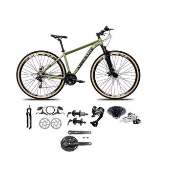 Bicicleta Absolute Nero 5 Disc H Aro 29 Susp. Dianteira 27 Marchas - Oliva