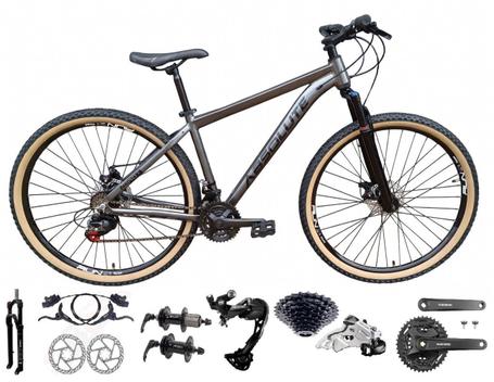 Bicicleta Absolute Nero 5 Disc H Aro 29 Susp. Dianteira 27 Marchas - Grafite